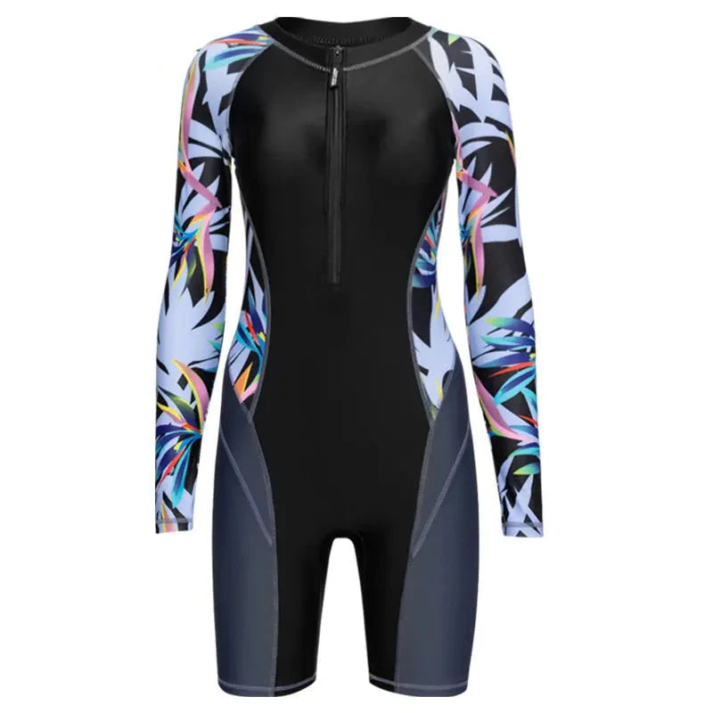 Sun-Protective Long-Sleeve Swimsuit