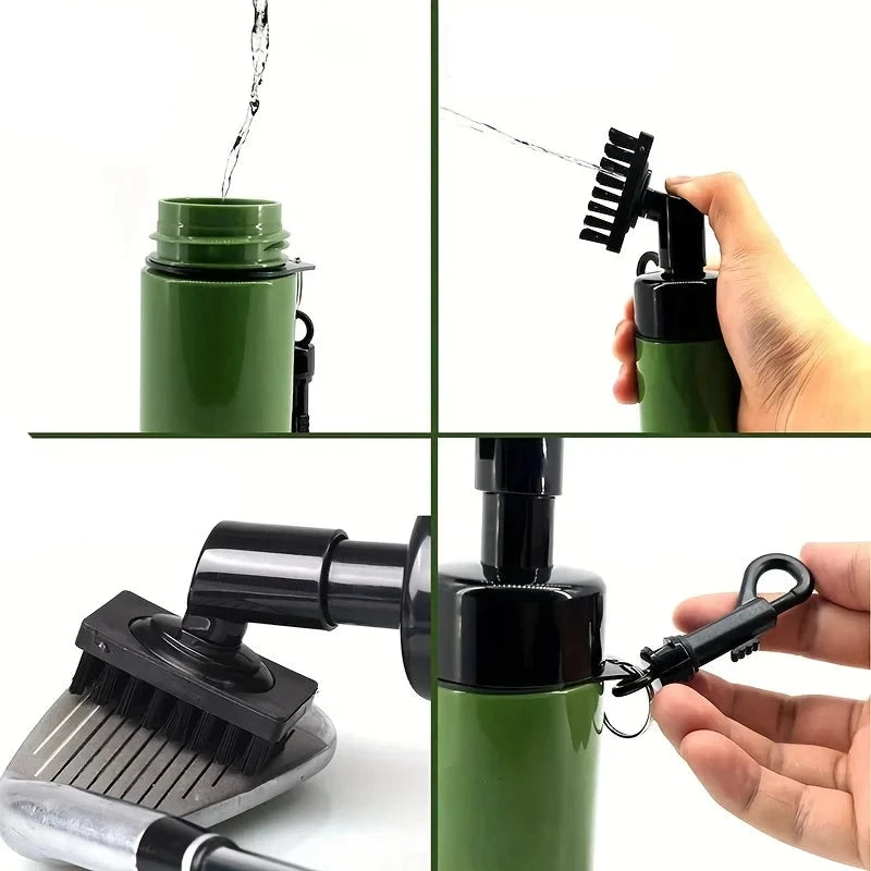 Leakproof Golf Club Cleaner Tube with Brush