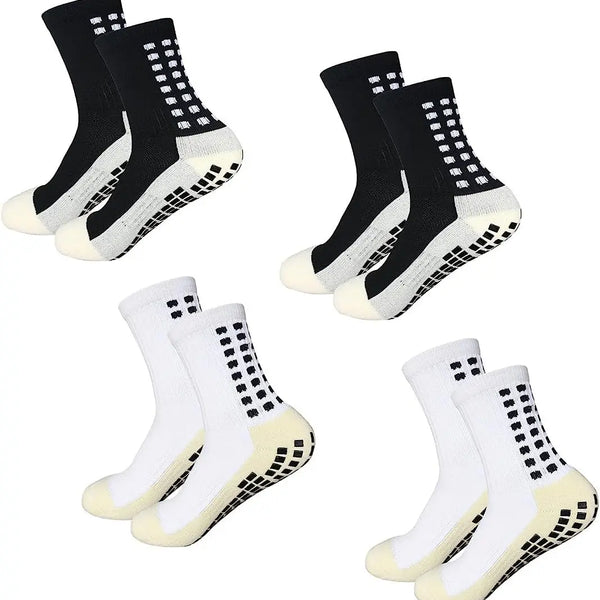 4 Pack Men s Anti Slip Soccer SocksMen's Socks24 Hour Sport