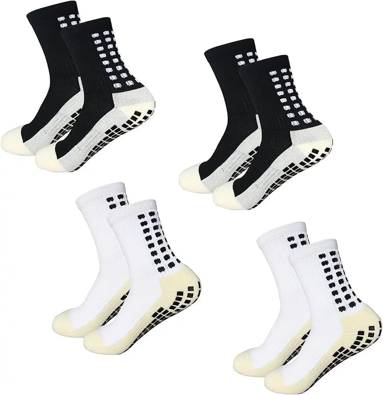 4 Pack Men s Anti Slip Soccer SocksMen's Socks24 Hour Sport