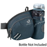 WATERFLY Fanny Pack Waist Bag For Women Men With Water Bottle Holder Hiking Belt Bum Bags For Running Walking DogWalking Travel