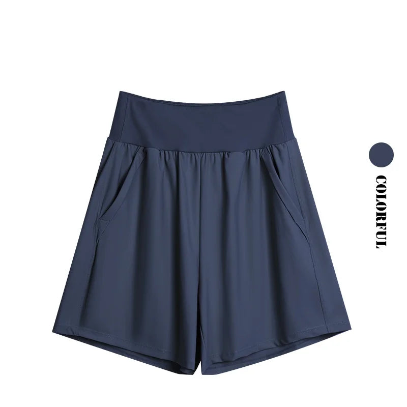 DRUR Summer Yoga Set Women Quick Dry Loose Tracksuit Short Sleeve Gym Tops Sports Shorts Suits Sportswear Outfits Activewear New 24 Hour Sport