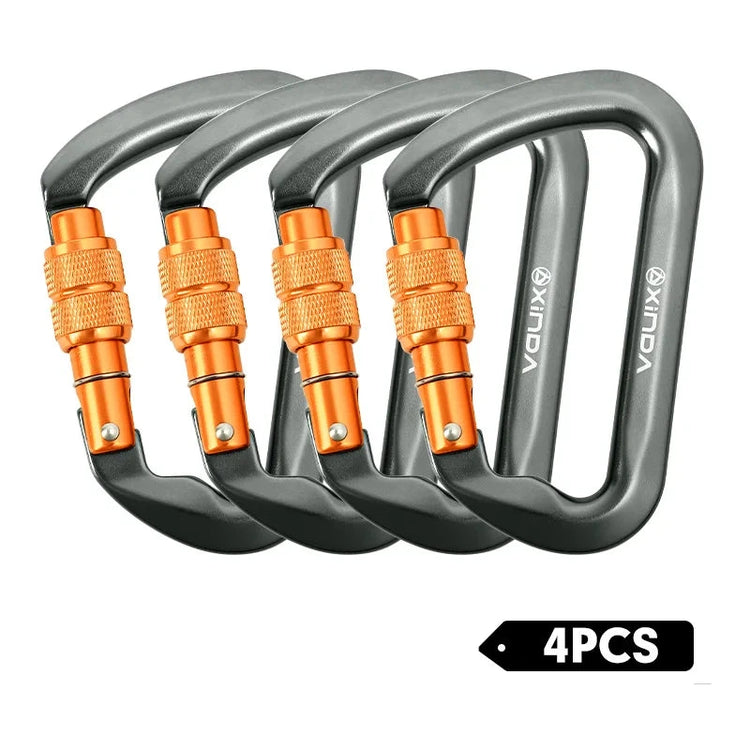 High-Strength Aluminum Carabiner: Perfect for Outdoor EnthusiastsSafety Accessories24 Hour Sport