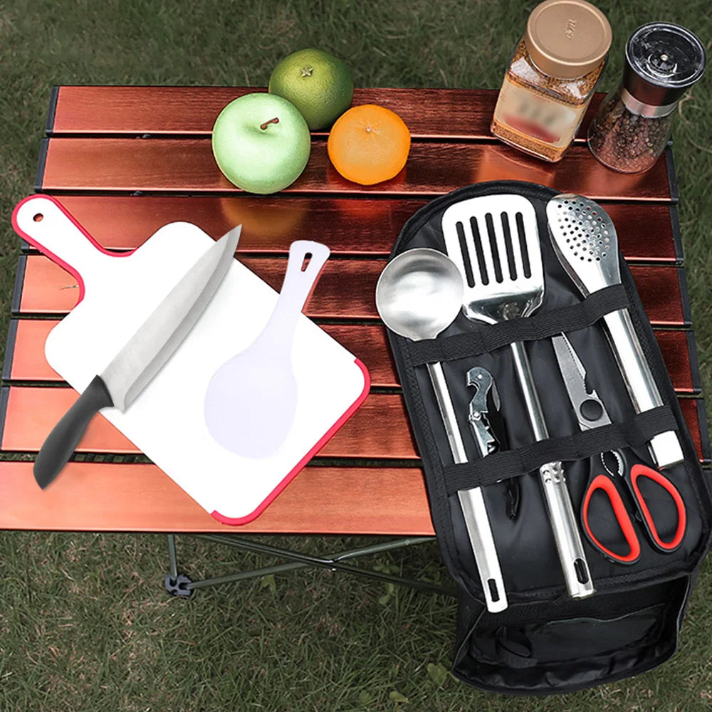 Stainless Steel Camping Cookware Set