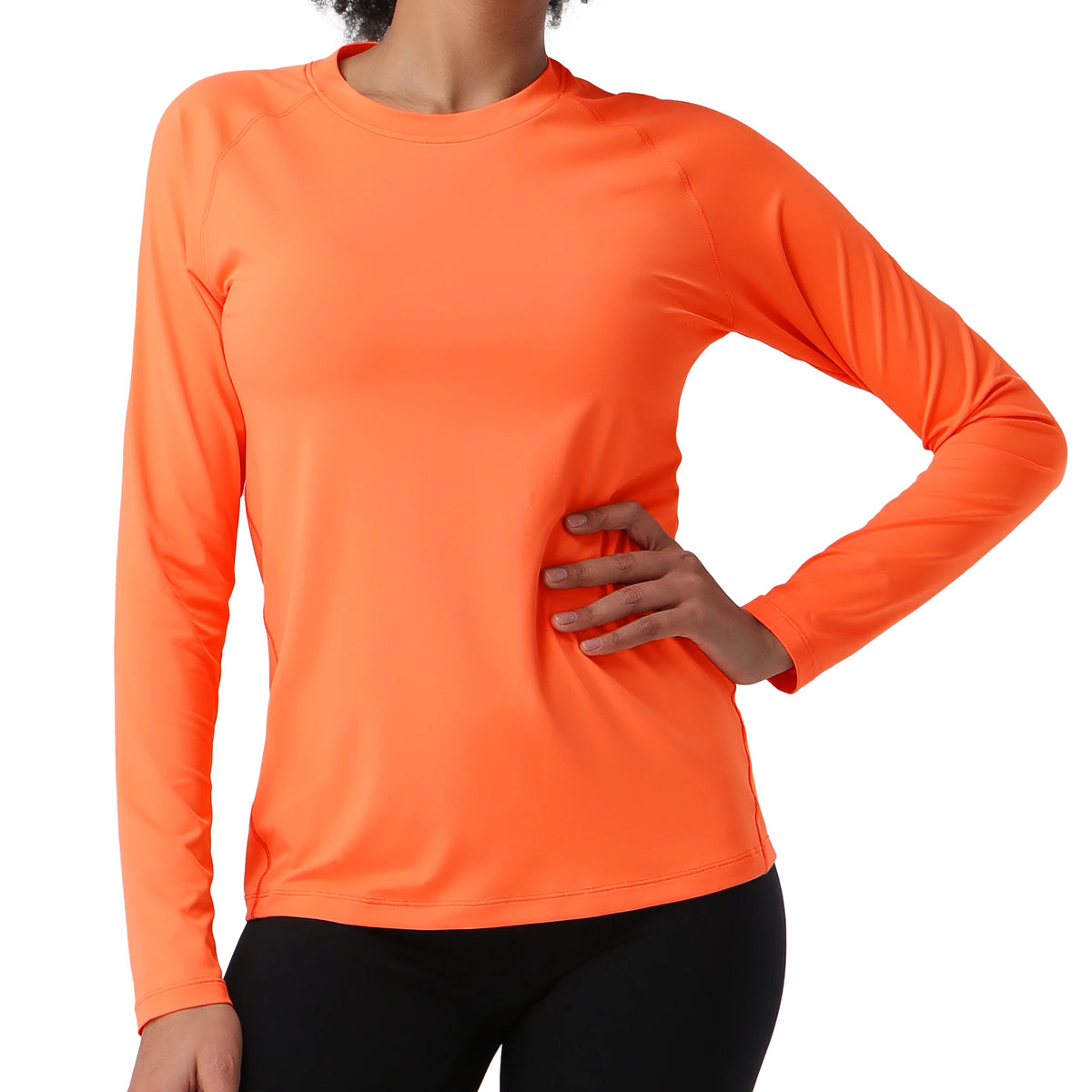 Women's UV Protection Long Sleeve Hiking Shirt & Rash Guard