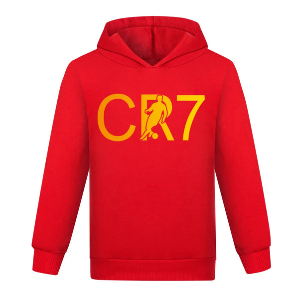 Kids CR7 Autumn Tracksuit Boys’ Football Hoodie & Joggers Set