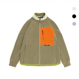VECTOR Fleece Jacket Woman Autumn Winter Warm Coats Men Clothing 2023 Contrast Sleeve Sweatshirt Coats Color Outdoor Jakcets - 24 Hour Sport