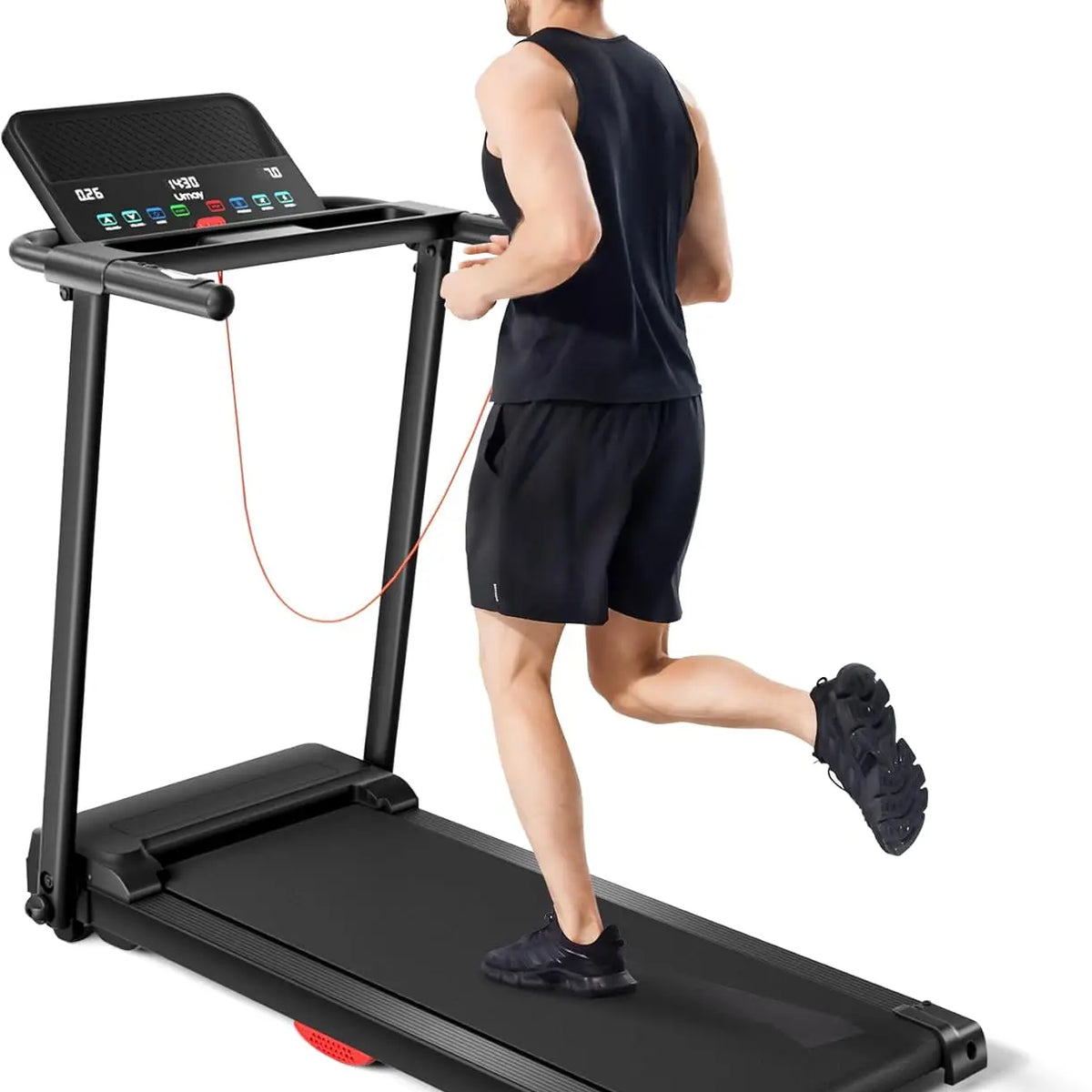 Space-Saving Treadmill for Convenient Workouts
