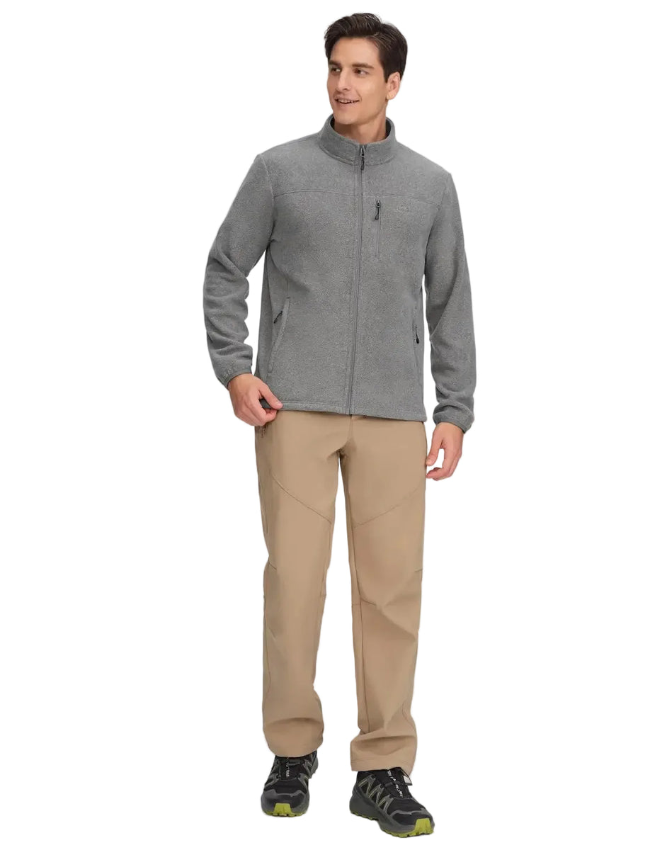 Men's Full-Zip Warm Polar Fleece Jacket Outdoor & Casual