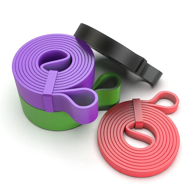 4pcs Pull-Up Resistance Bands for Full-Body Workout & Gym