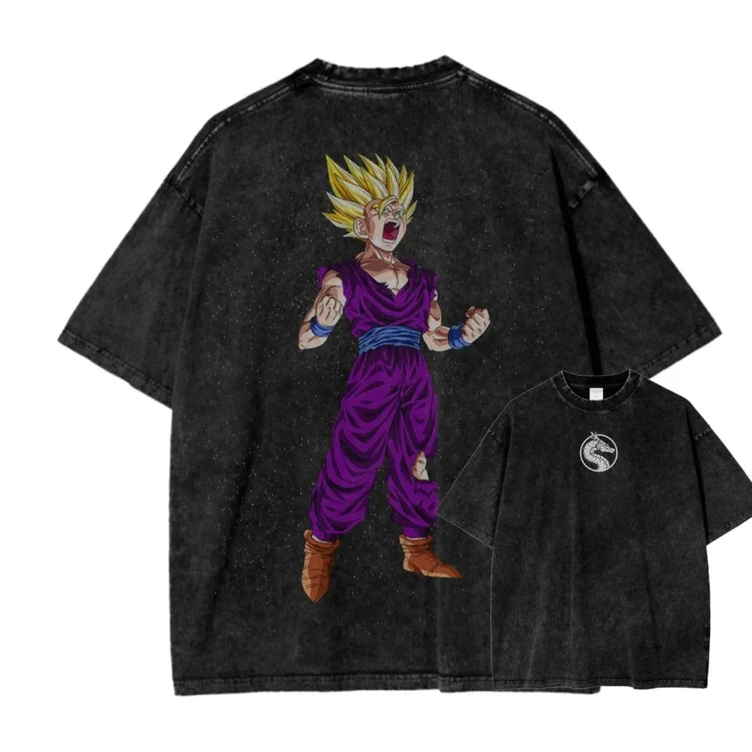 Anime Dragon Ball Cosplay Loose Fit Cotton T-Shirt