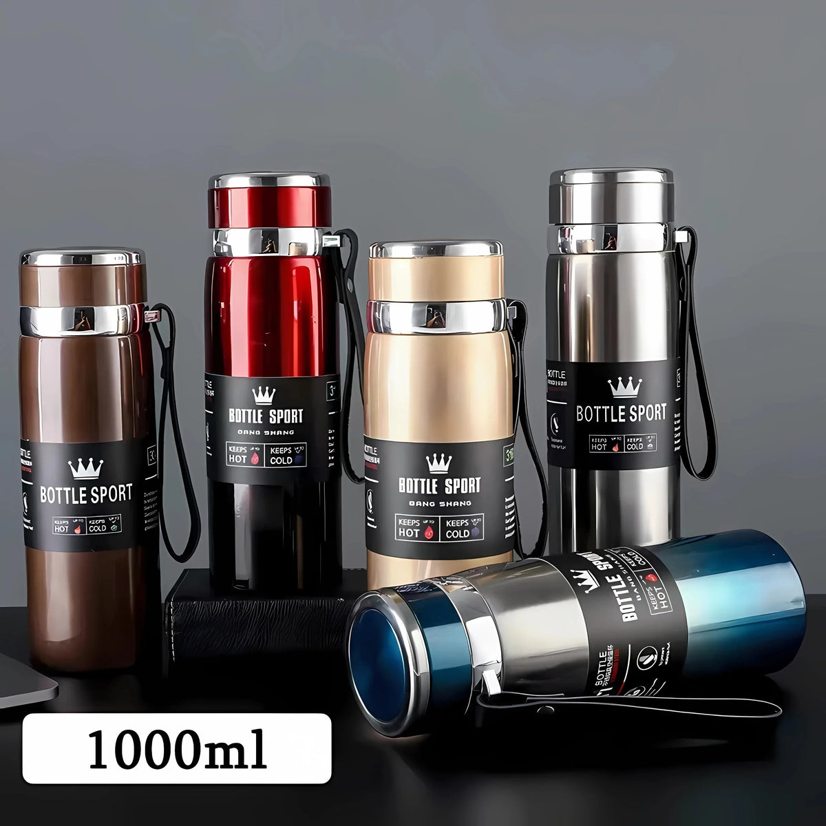 Temperature-Controlled Stainless Steel Tumbler