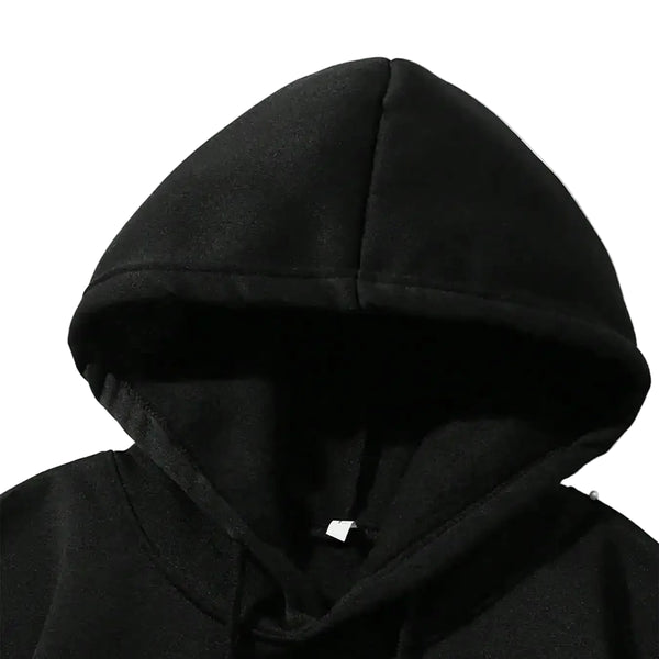 Men's Gothic Bat & Spiderweb Hoodie With Pockets