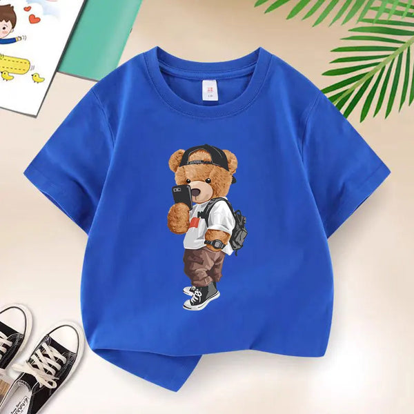 Summer Cool Bear T-Shirt for Kids & Toddlers