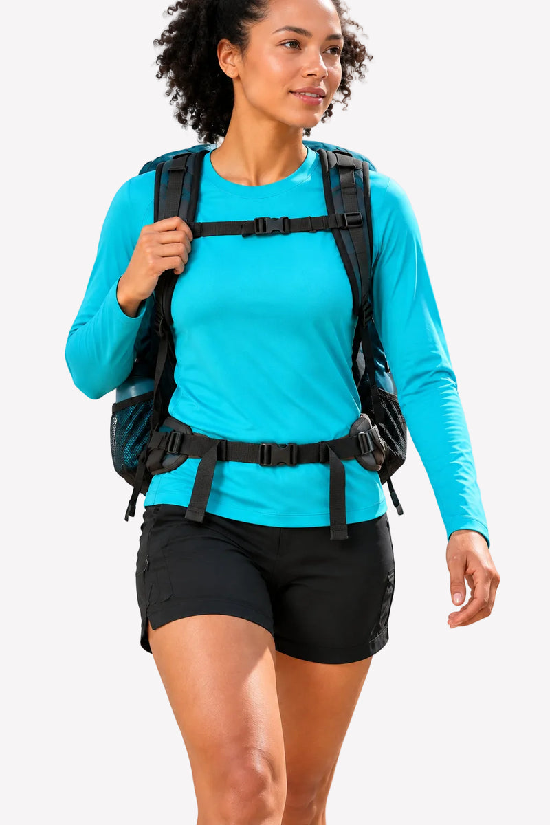 Women's UV Protection Long Sleeve Hiking Shirt & Rash Guard