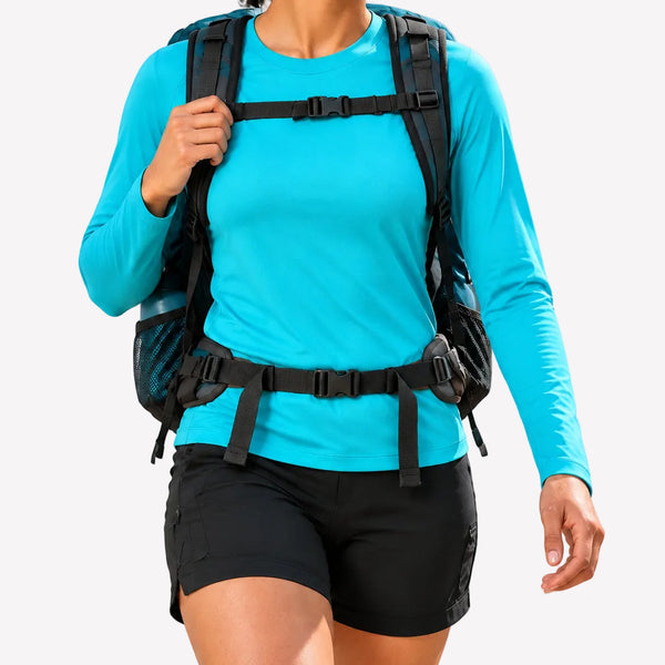 Women's UV Protection Long Sleeve Hiking Shirt & Rash Guard