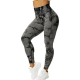 Women's Tie-Dye Yoga Pants with Scrunch Butt Lift
