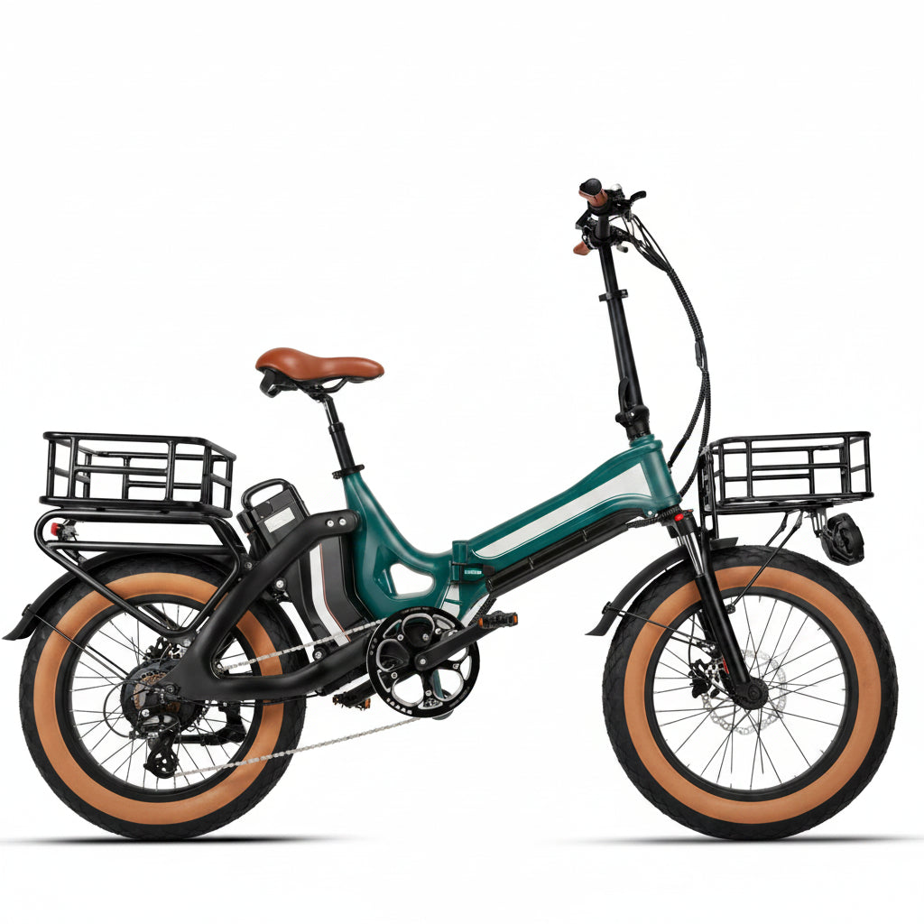 Foldable Fat Tire City Commuter Electric Bike
