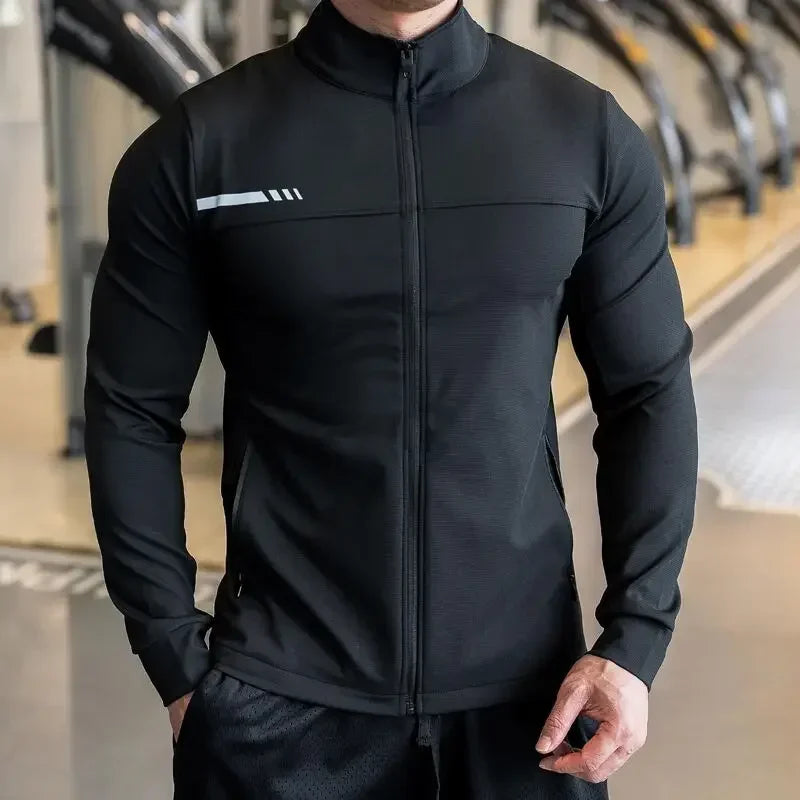Men's High-Quality Zipped Sport Jacket | Gym, Running & Outdoor Training - 24 Hour Sport