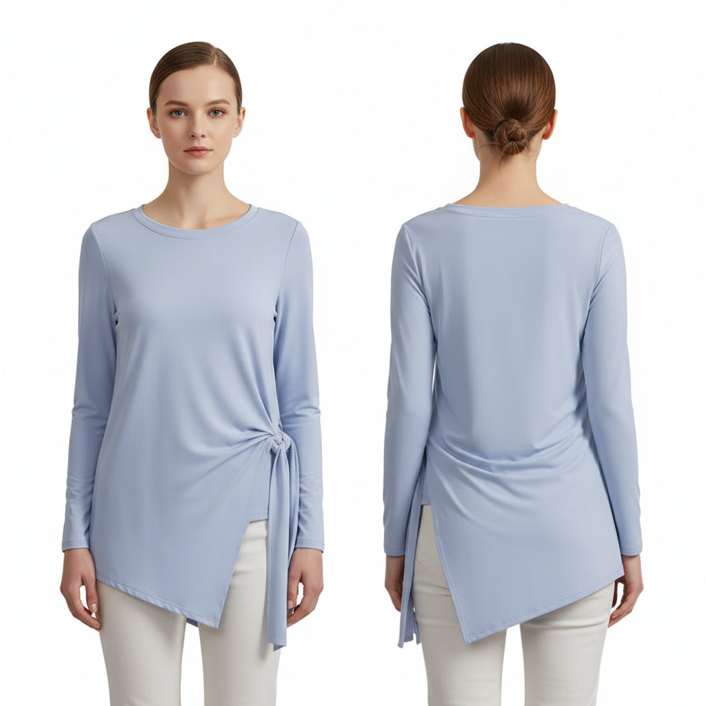 Women's Long Sleeve Yoga Wrap Top Ballet & Pilates