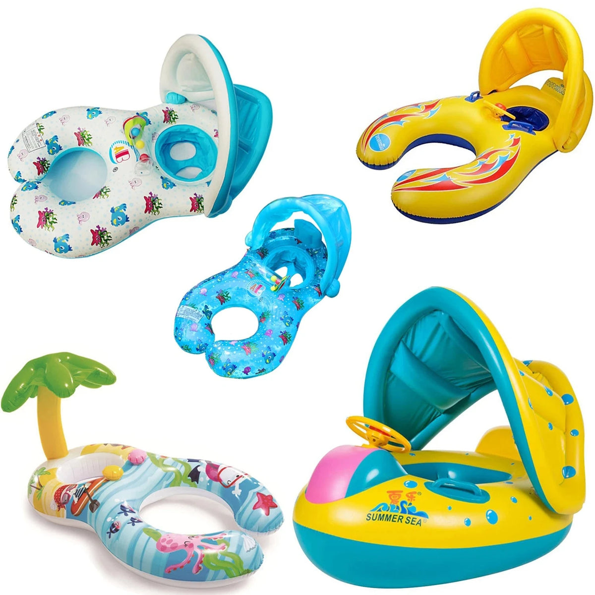 Baby Swimming Pool Float Infant Inflatable Floating Ring Kids