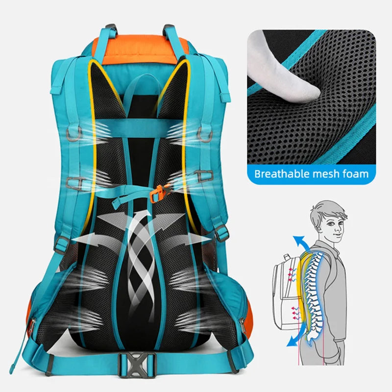 Large Capacity Outdoor Climbing Backpack | Hiking & Trekking 24 Hour Sport