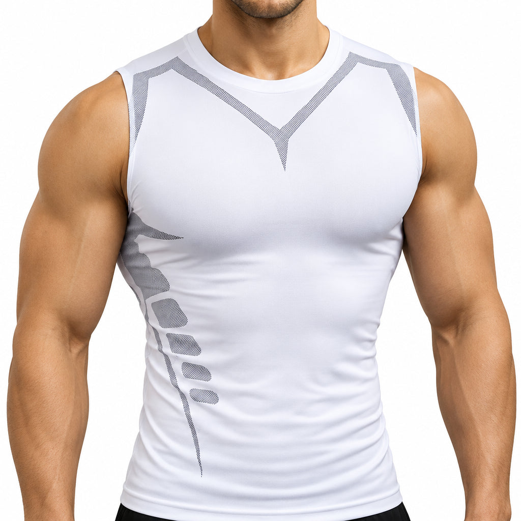 Men's Quick-Dry Compression Gym & Fitness Vest