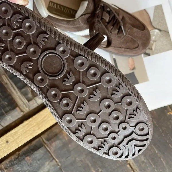 Retro Genuine Leather Flat Shoes for WomenWomen's shoes24 Hour Sport