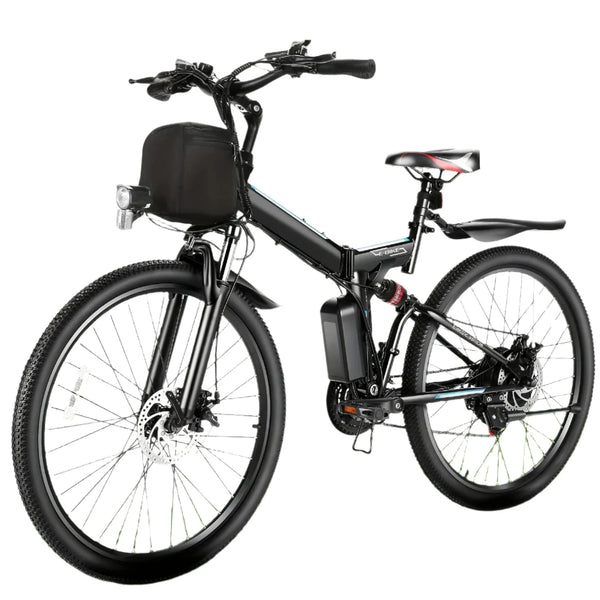 Adult Folding E-Bike: Cruise Control, Removable Battery
