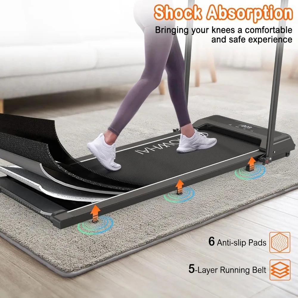 Portable Walking Pad with Handlebar