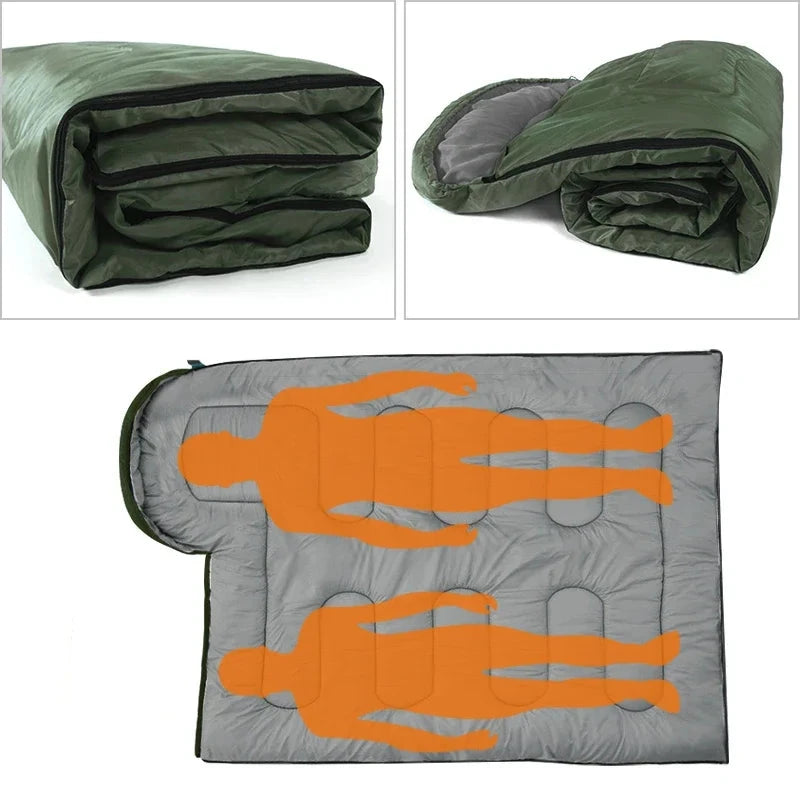 Envelope Backpacking Sleeping Bag - Perfect for Winter Camping