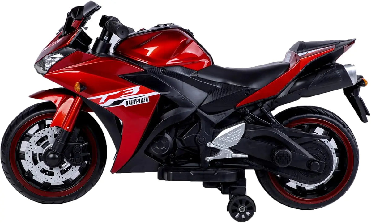 Kids 12V Battery Motorcycle: 2-Wheel Ride-On with Light