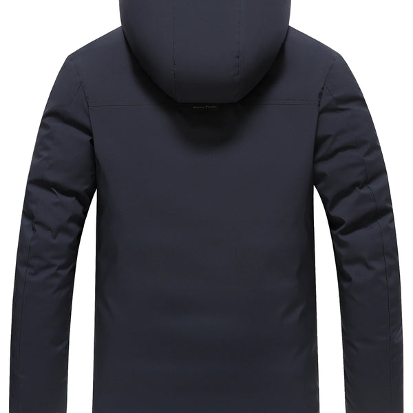 Men's Thick Warm Cotton Jacket: Business & Casual Style