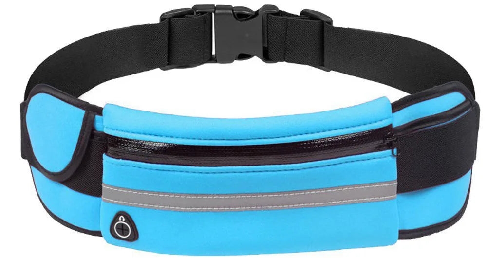 Breathable and Lightweight Waist Pouch for Active Lifestyles
