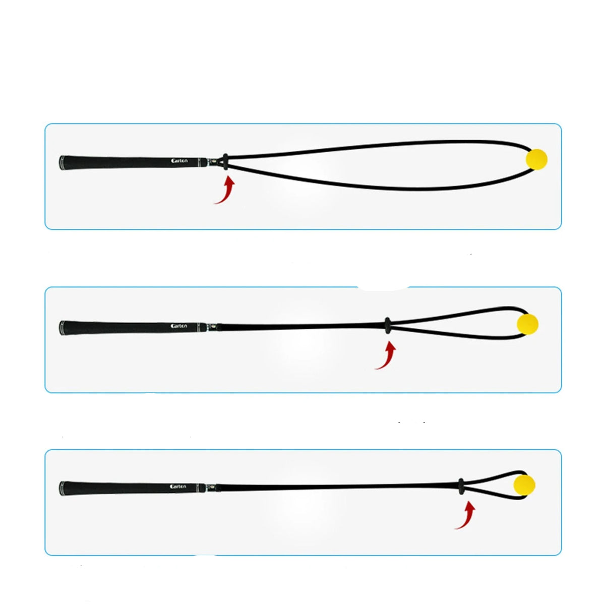 Golf Swing Practice Rope Perfect Your TechniqueGolf Training Aids24 ...