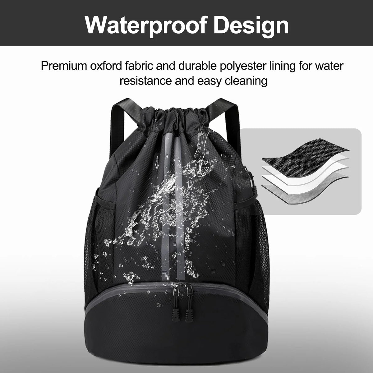 Basketball & Swim Dry-Wet Separation Sports Bag