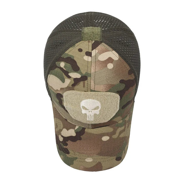 Breathable Tactical Sun Outdoor Half-Net Baseball Cap