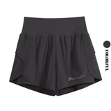 DRUR Breathable Gym Clothes for Women 2 Piece Summer Workout Sets Full Zip Sports Tops with Elastic Waist Shorts Active Wear New 24 Hour Sport