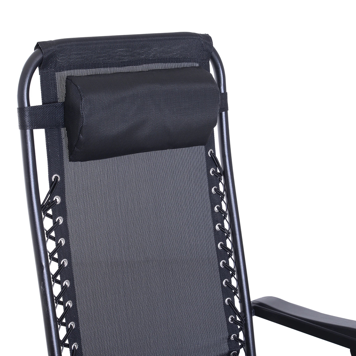 Folding Lounge Chair with Zero Gravity Recline