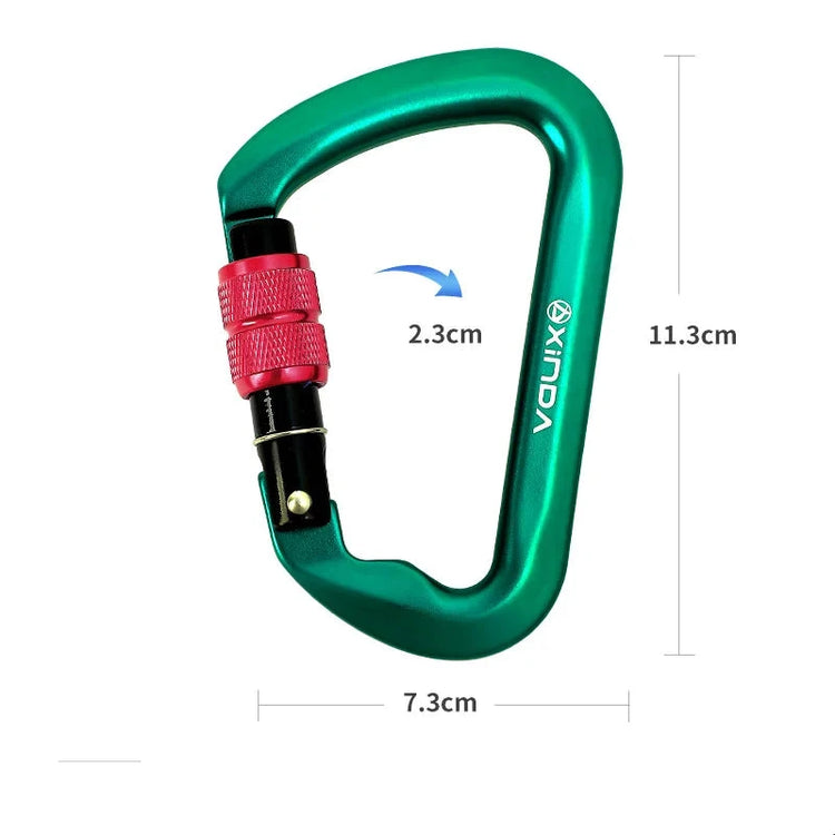 High-Strength Aluminum Carabiner: Perfect for Outdoor EnthusiastsSafety Accessories24 Hour Sport