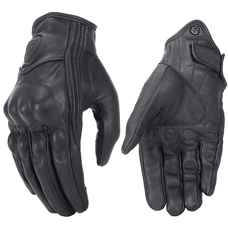 Retro Real Leather Gloves