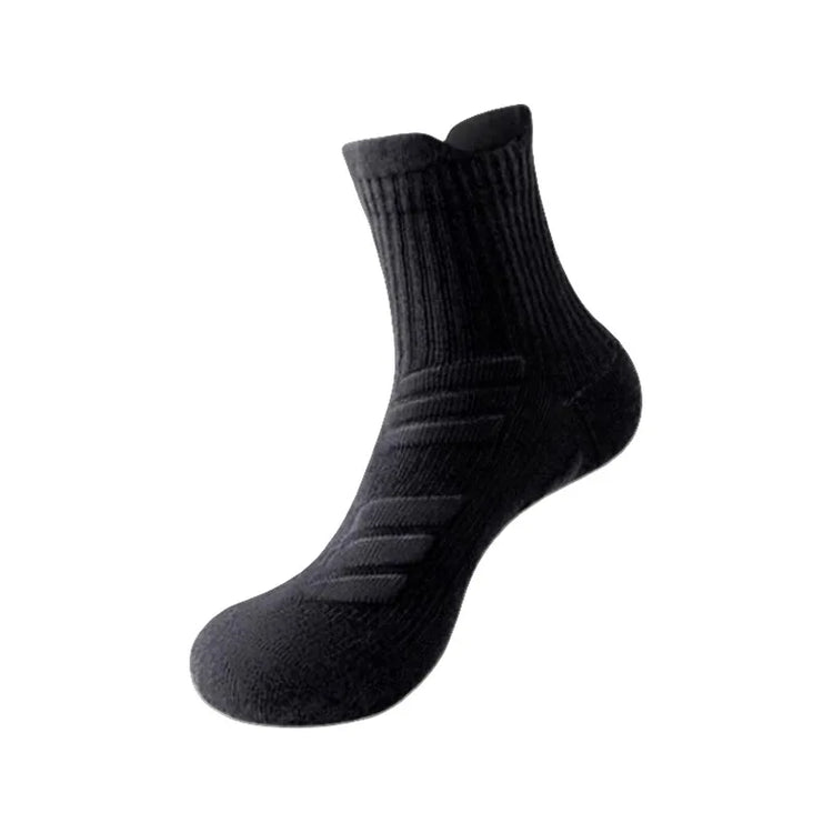 Men's Cotton-Nylon Sports Socks for Running & Hiking