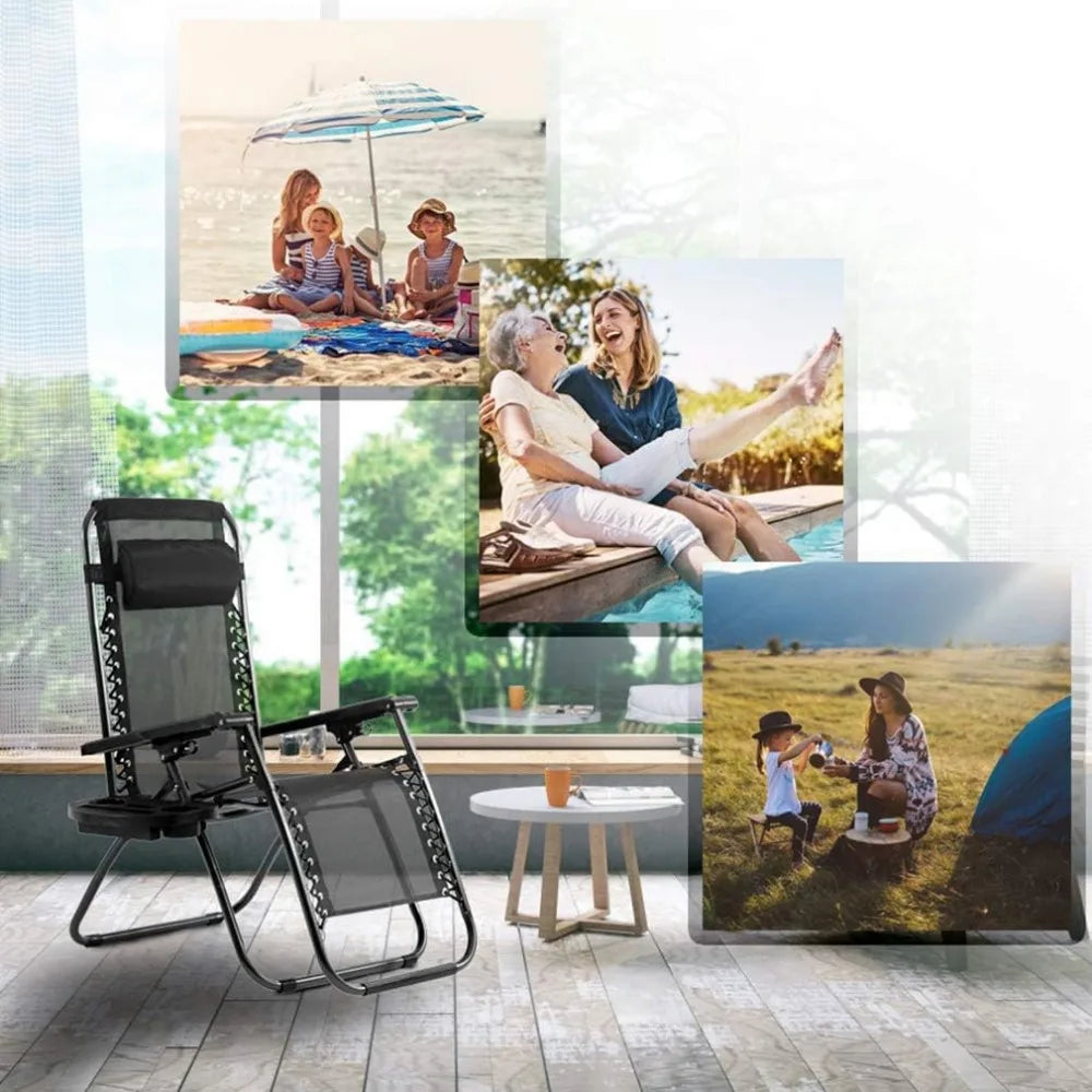 Adjustable Folding Outdoor Lounge Chairs