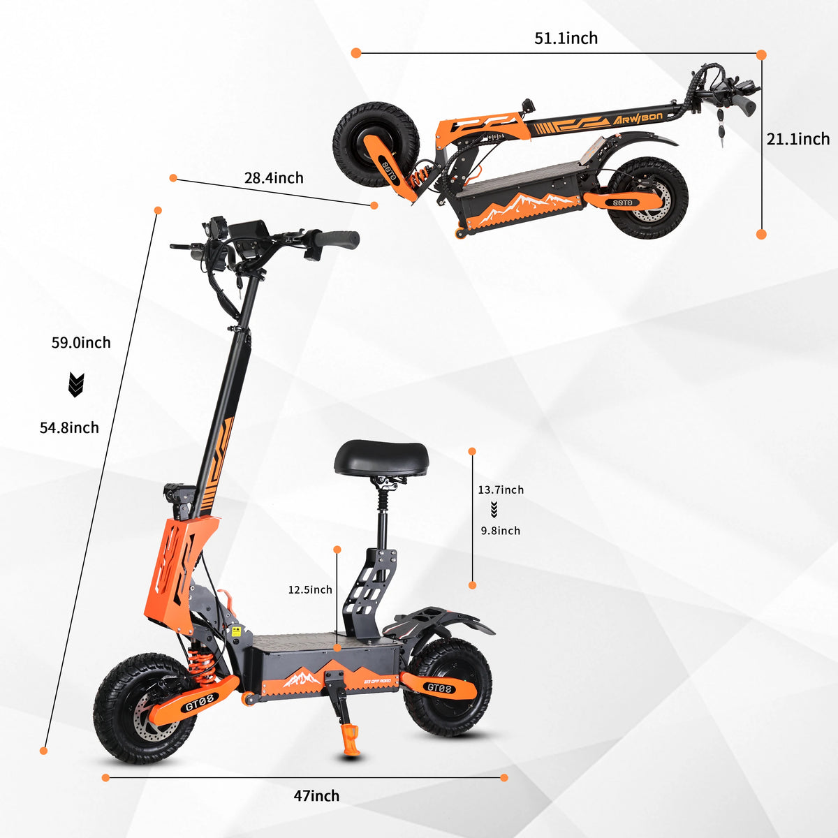The Ultimate Folding E-Scooter for Commuters & AdventurersElectric Bike24 Hour Sport