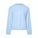 Women's Anti-UV Running Jacket - UPF50+ Quick Dry Hoodiewomen's outfits24 Hour Sport