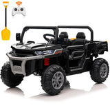 24V 2-Seater Kids Ride-On Dump Truck w/ Remote Control & UTV Style