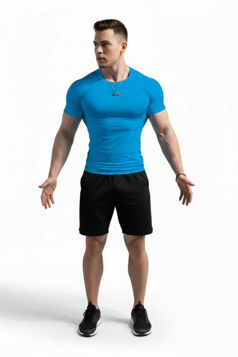Men’s Compression Gym Quick-Dry Fitness Tee