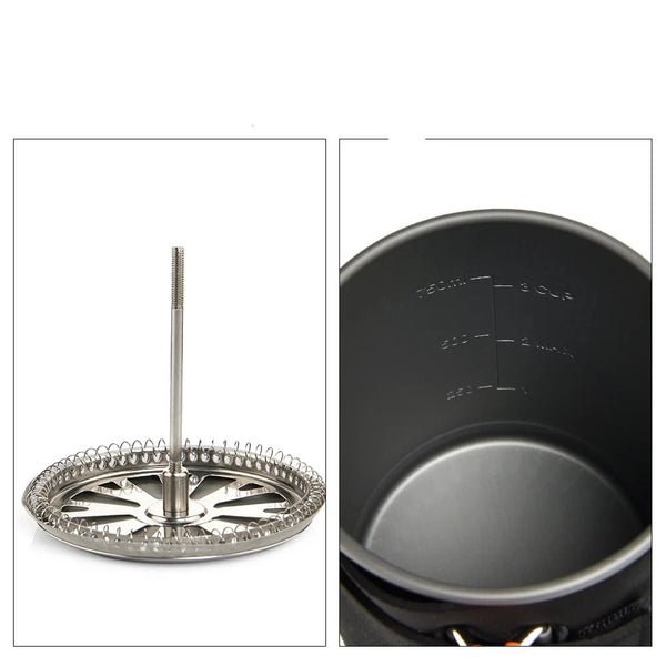 Camping Cookware Set with Heat Exchanger