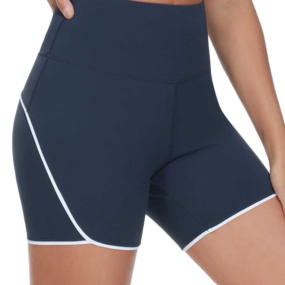 Women's High-Waisted Running & Yoga Dolphin Shorts