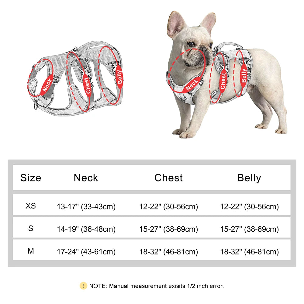 Reflective Escape-Proof Nylon Dog Harness Adjustable & Durable